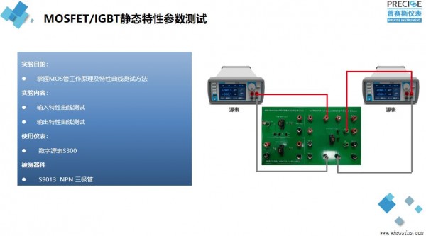 MOSIGBT靜態測試